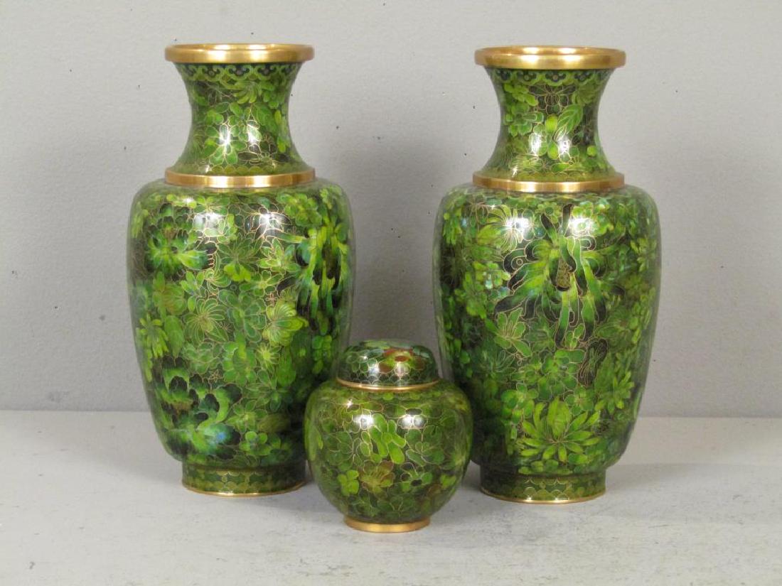 Set of 3 Chinese Enameled Articles (1 of 6)