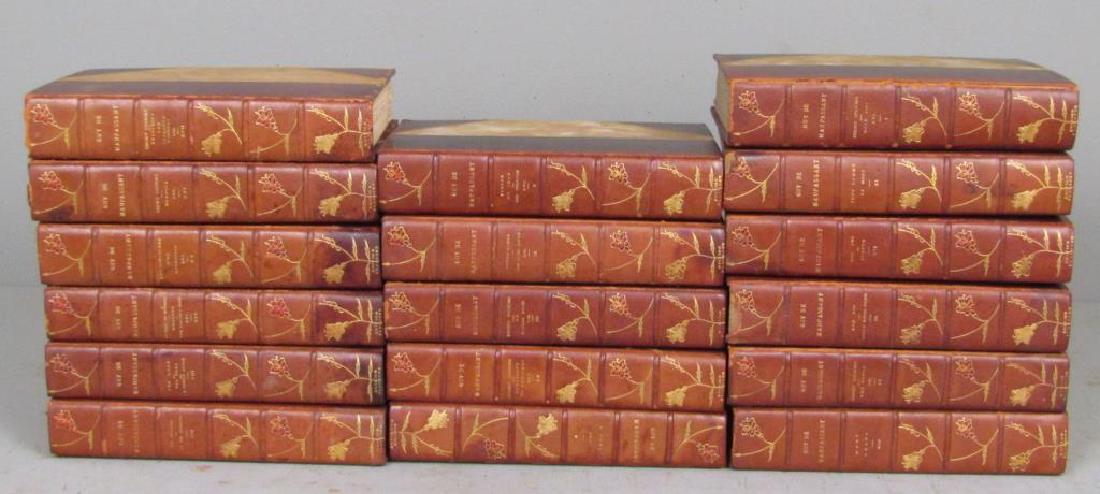 Guy de Maupassant - 17 Leather Bound Volumes (1 of 7)