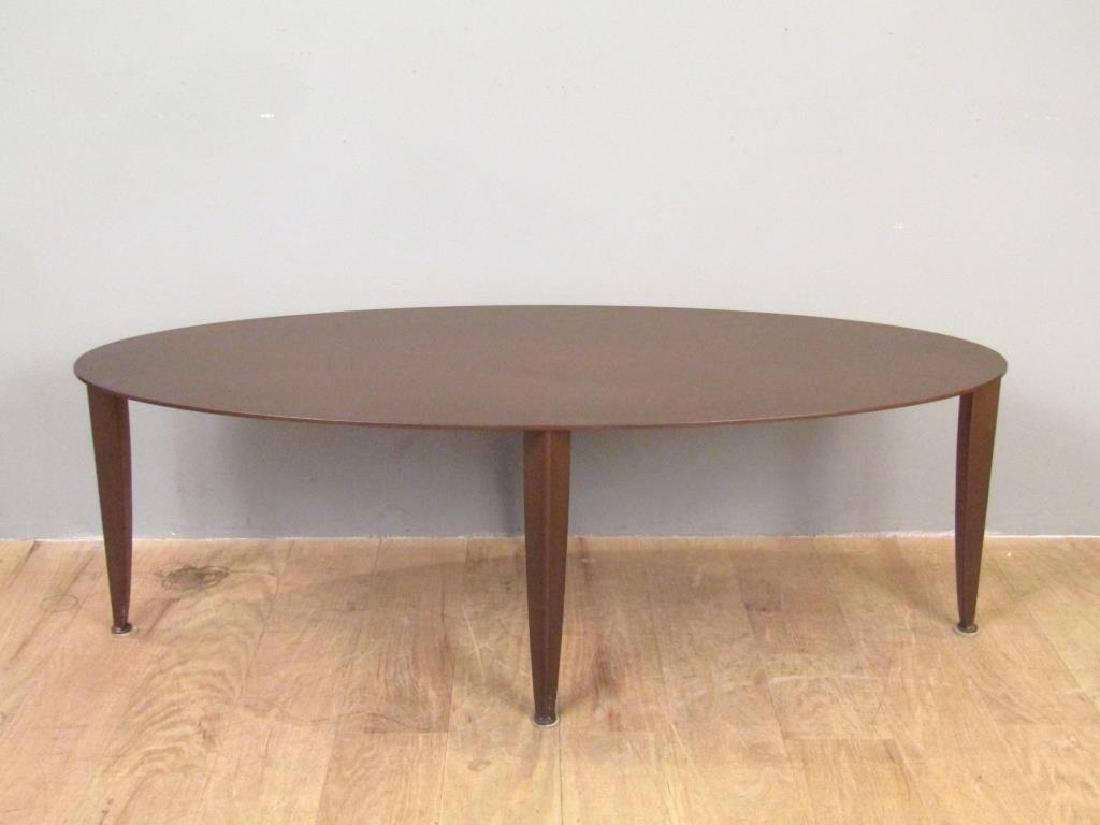 Modern Painted Metal Cocktail Table (1 of 3)