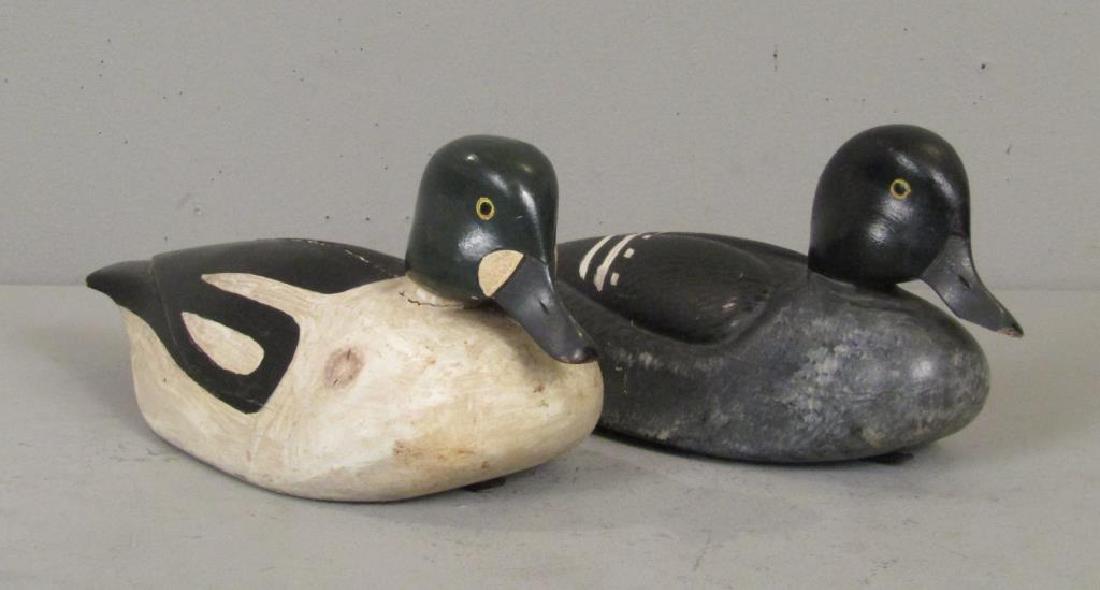 Pair of American Painted Wood Duck Decoys (1 of 10)