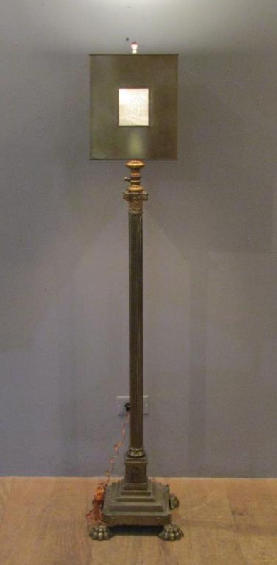 Lithophane Inset Shade Floor Lamp (1 of 9)