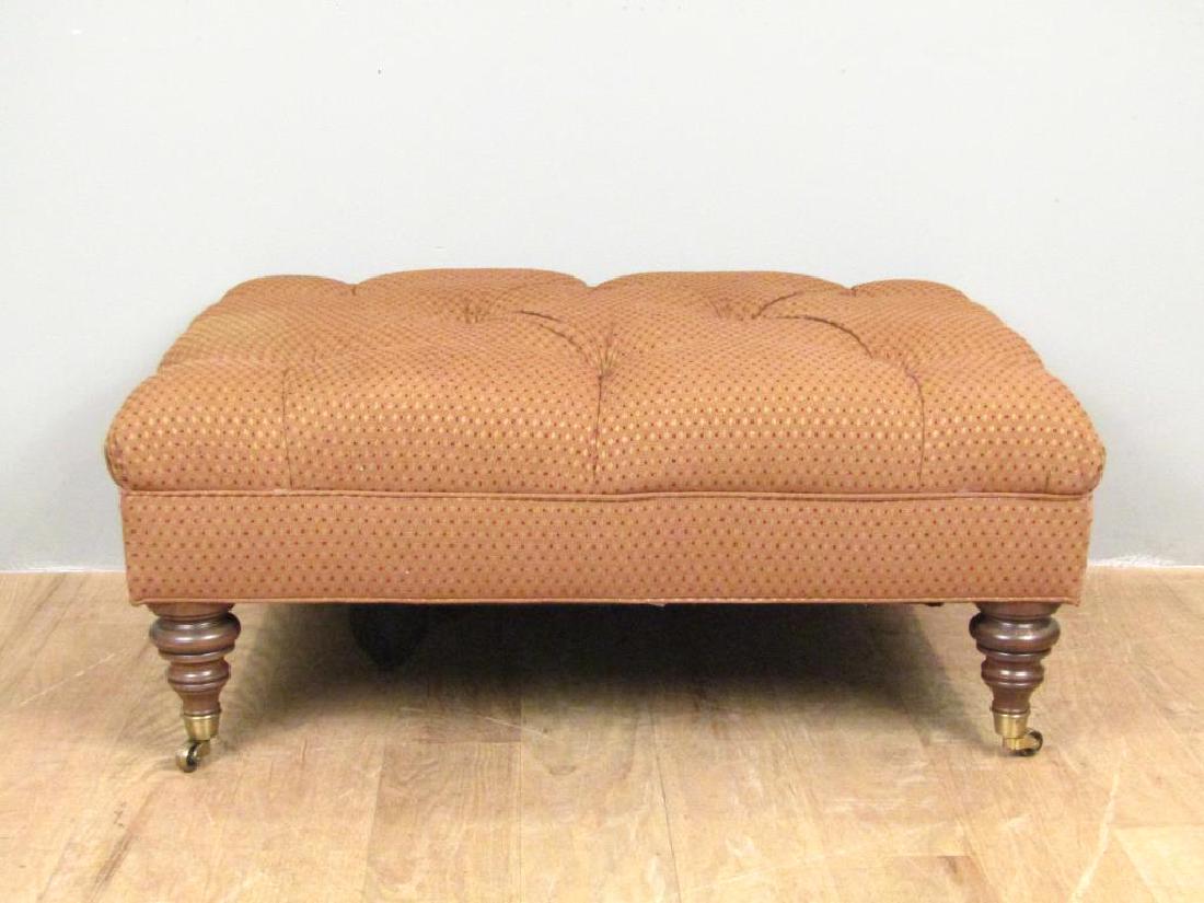 George Smith Style Tufted Ottoman (1 of 3)