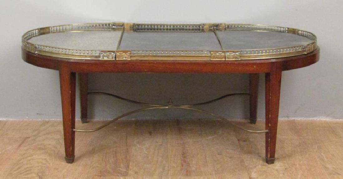 Neo-Classical Bronze Tray Top Coffee Table (1 of 7)
