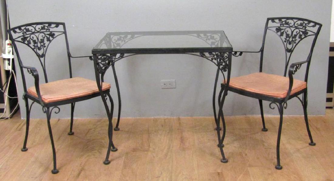 3 Piece Wrought Iron Patio Set (1 of 6)