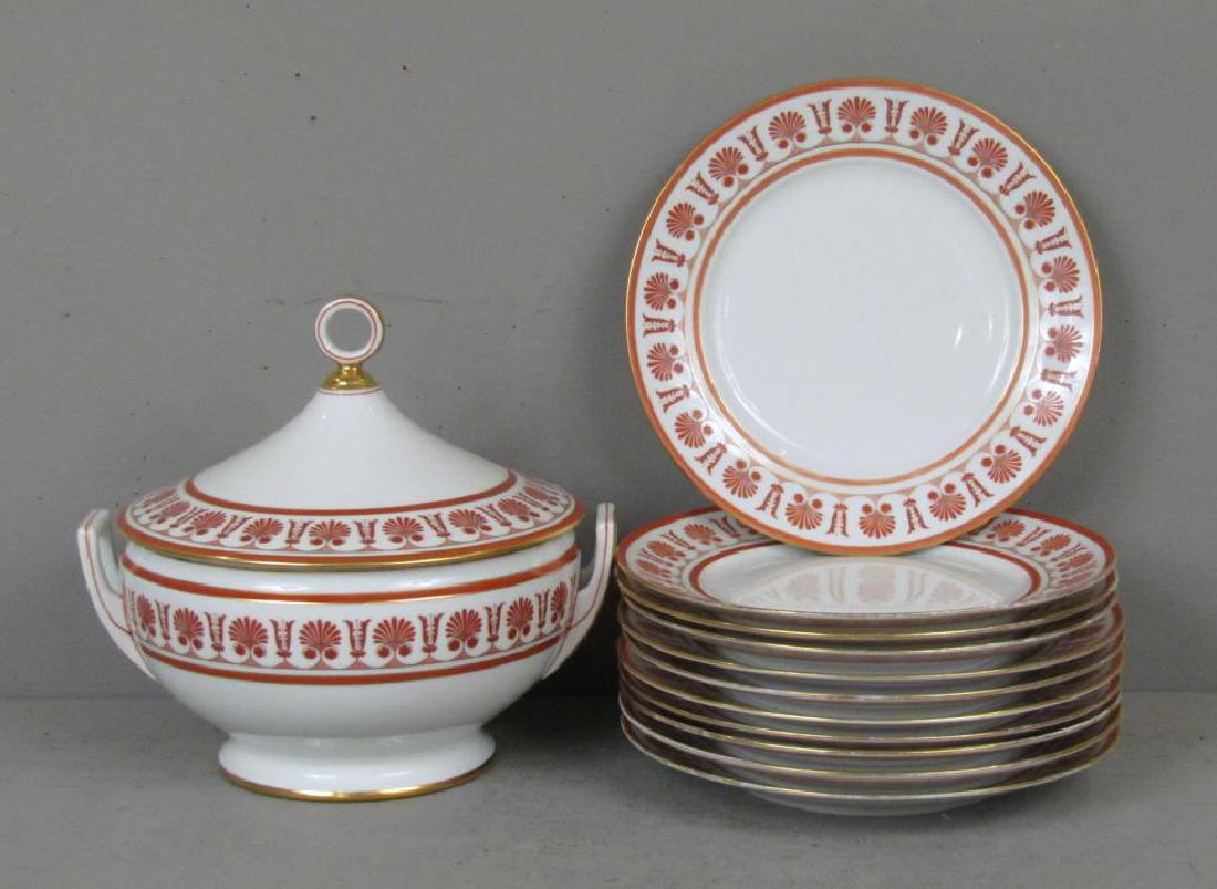 12 Pieces Richard Ginori Porcelain "Ercolano Red" (1 of 6)