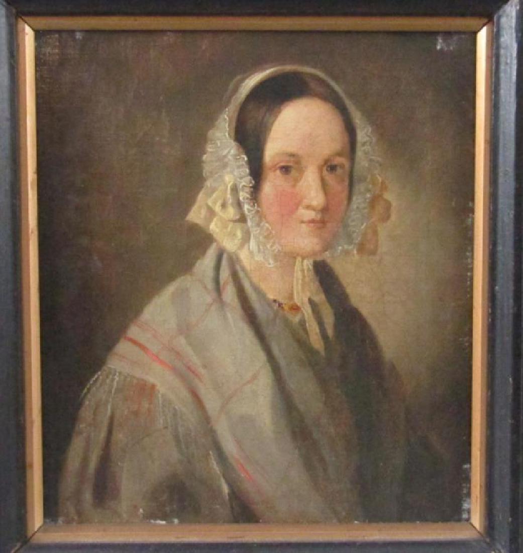 Antique Oil Canvas - Portrait (1 of 6)