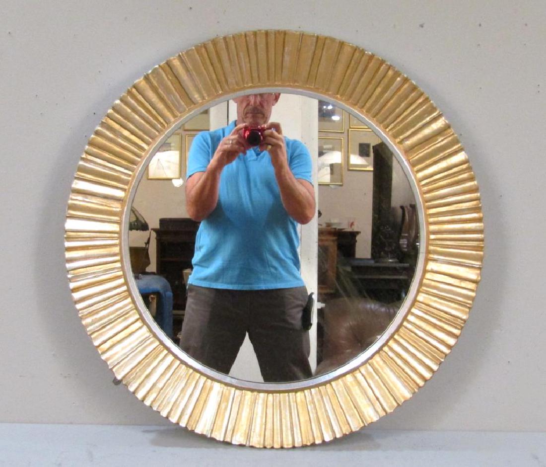 Mid Century Gilt Sunburst Mirror (1 of 4)