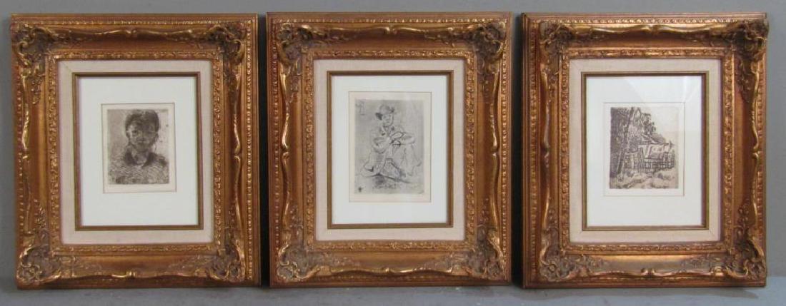 After Cezanne - 3 Etchings (1 of 5)