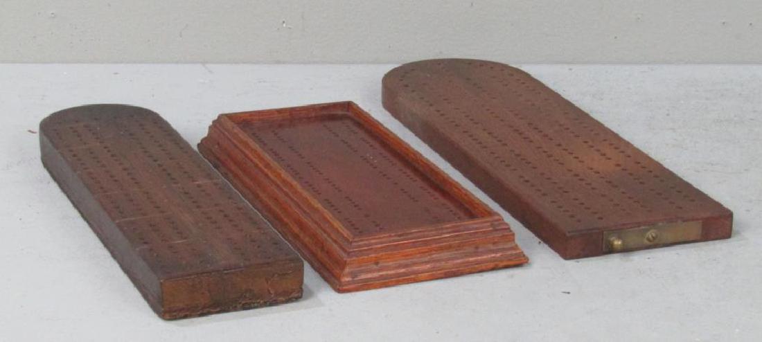 3 Vintage Cribbage Boards (1 of 4)