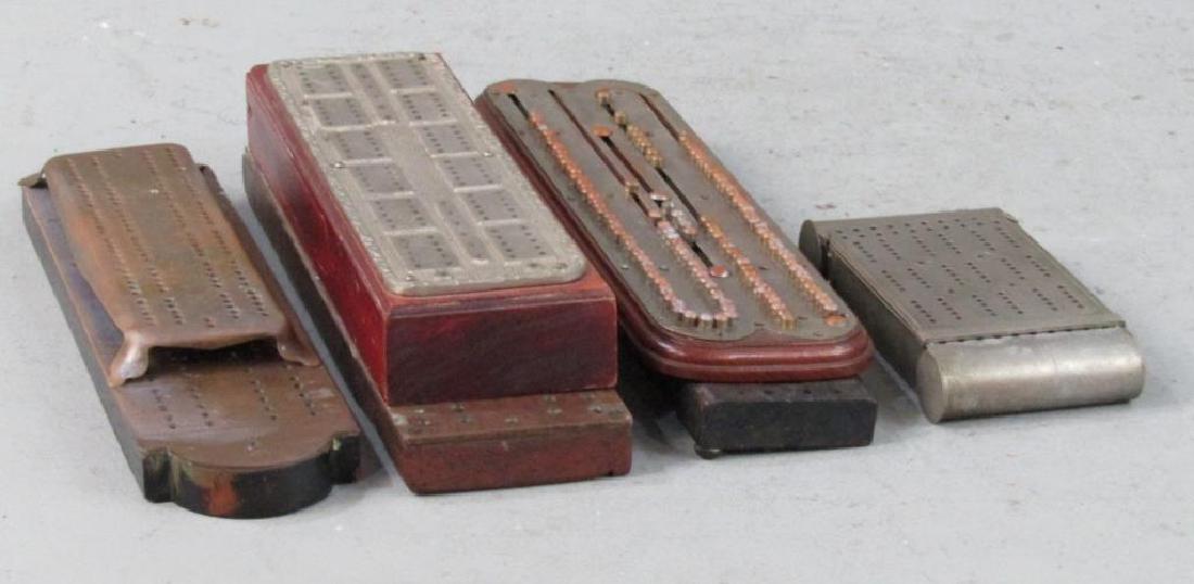 7 Vintage Cribbage Boards (1 of 5)