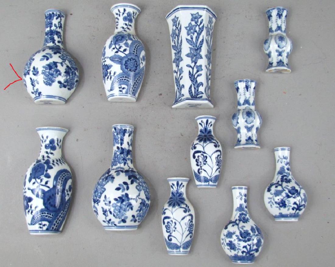 5 Pair and Single Chinese Porcelain Wall Pockets (1 of 6)