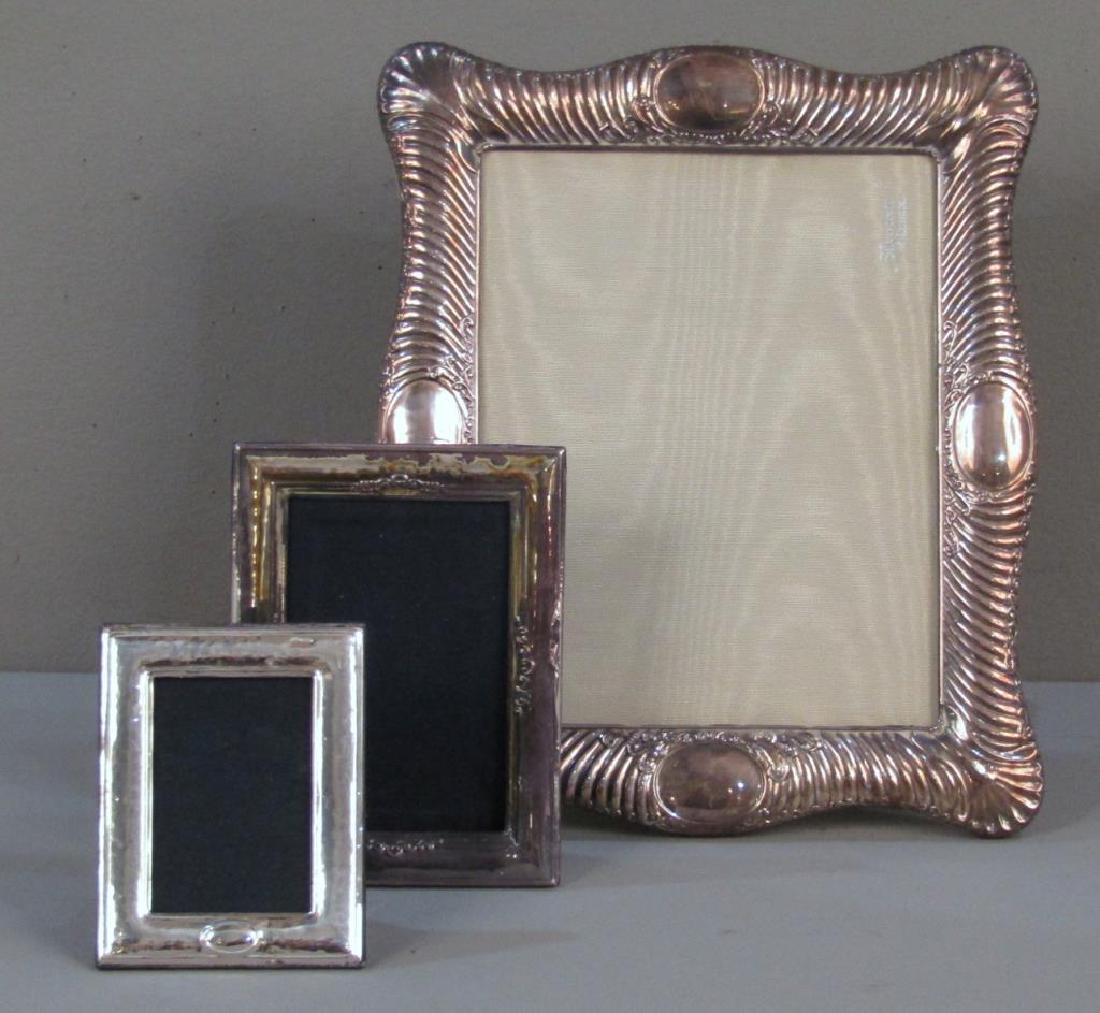3 Sterling Silver Photo Frames (1 of 5)
