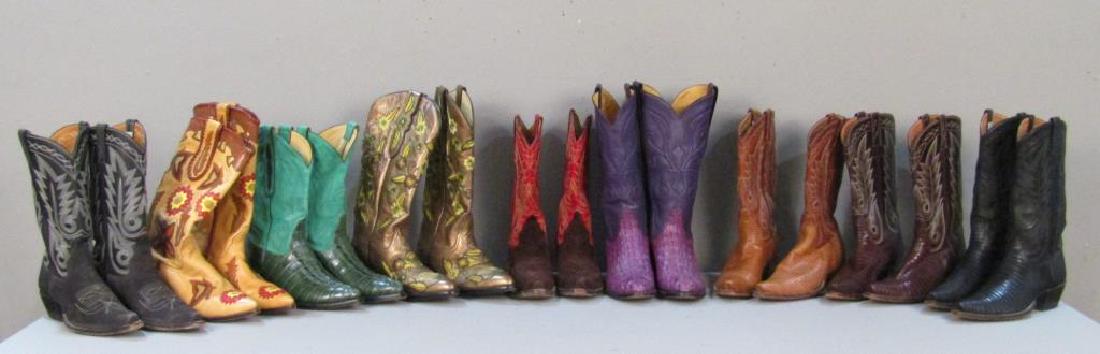 9 Pairs of Leather Cowboy Boots (1 of 5)
