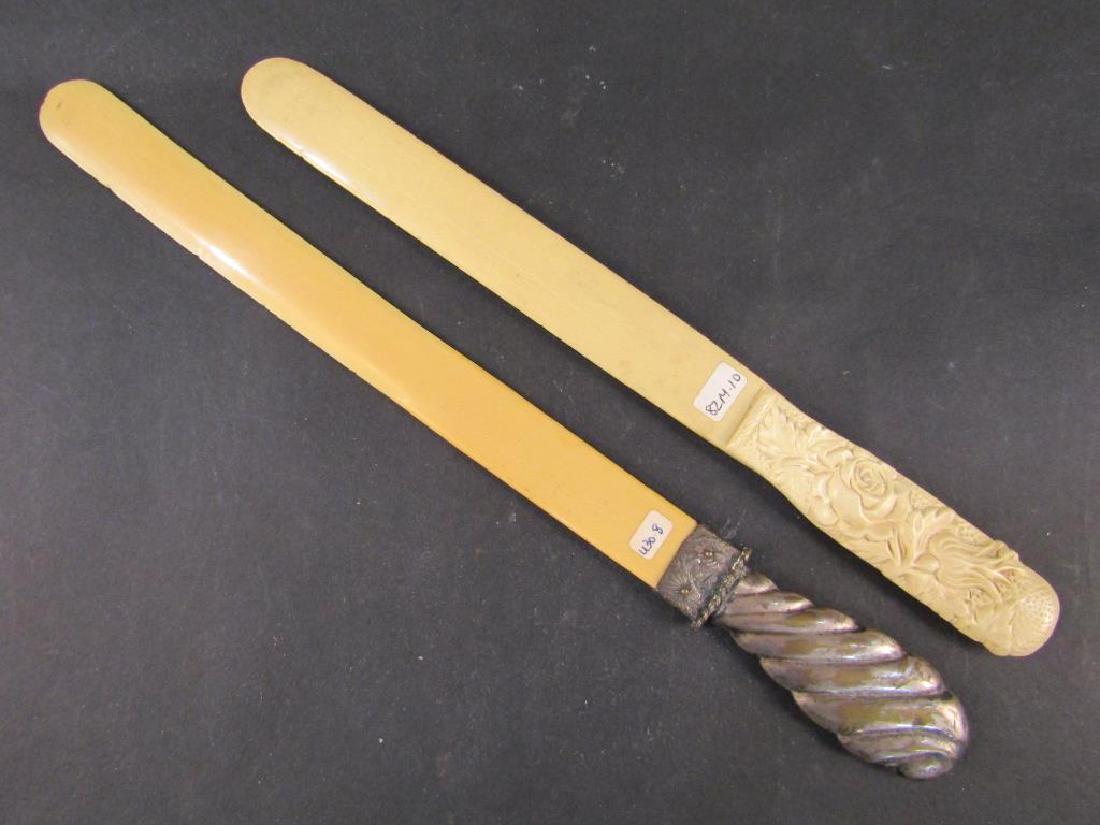 2 Celluloid Beer Skimmers (1 of 4)