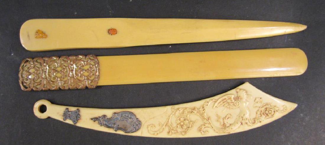 3 Unusual Celluloid Beer Skimmers (1 of 5)