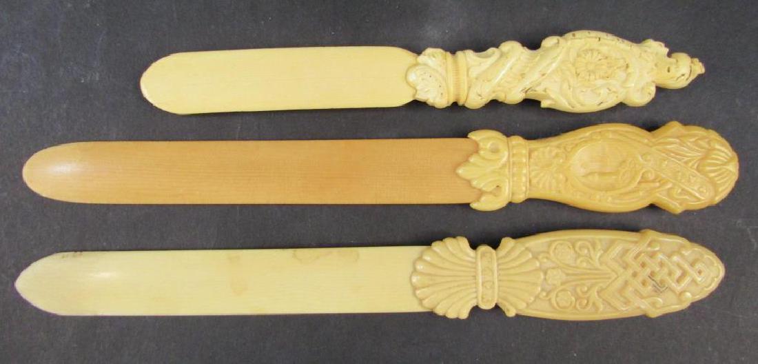 3 Celluloid Beer Skimmers (1 of 3)