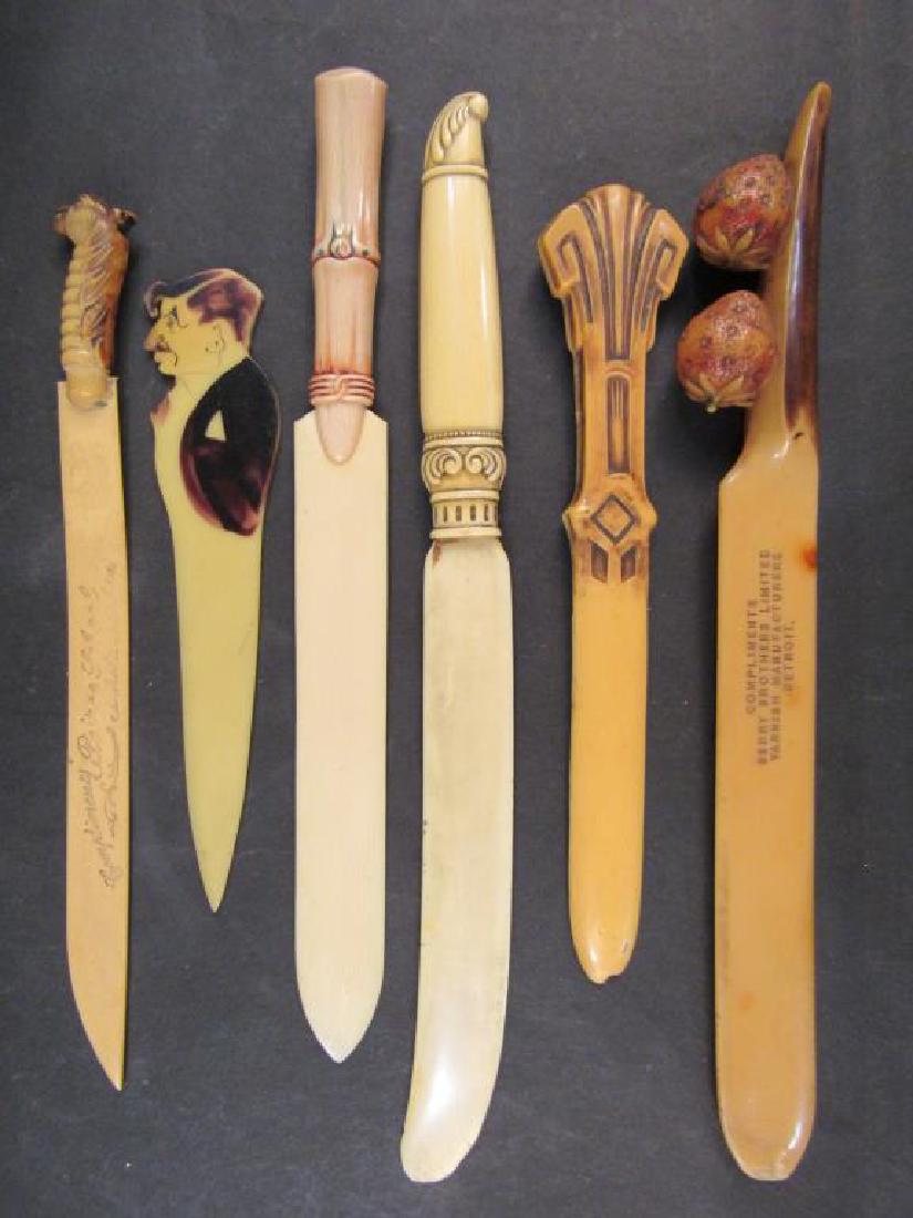 6 Celluloid Skimmers / Openers (1 of 4)