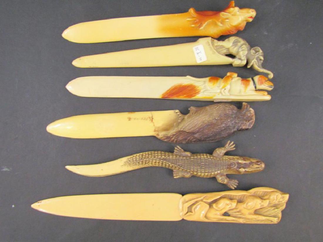 6 Celluloid Skimmers / Openers (1 of 4)