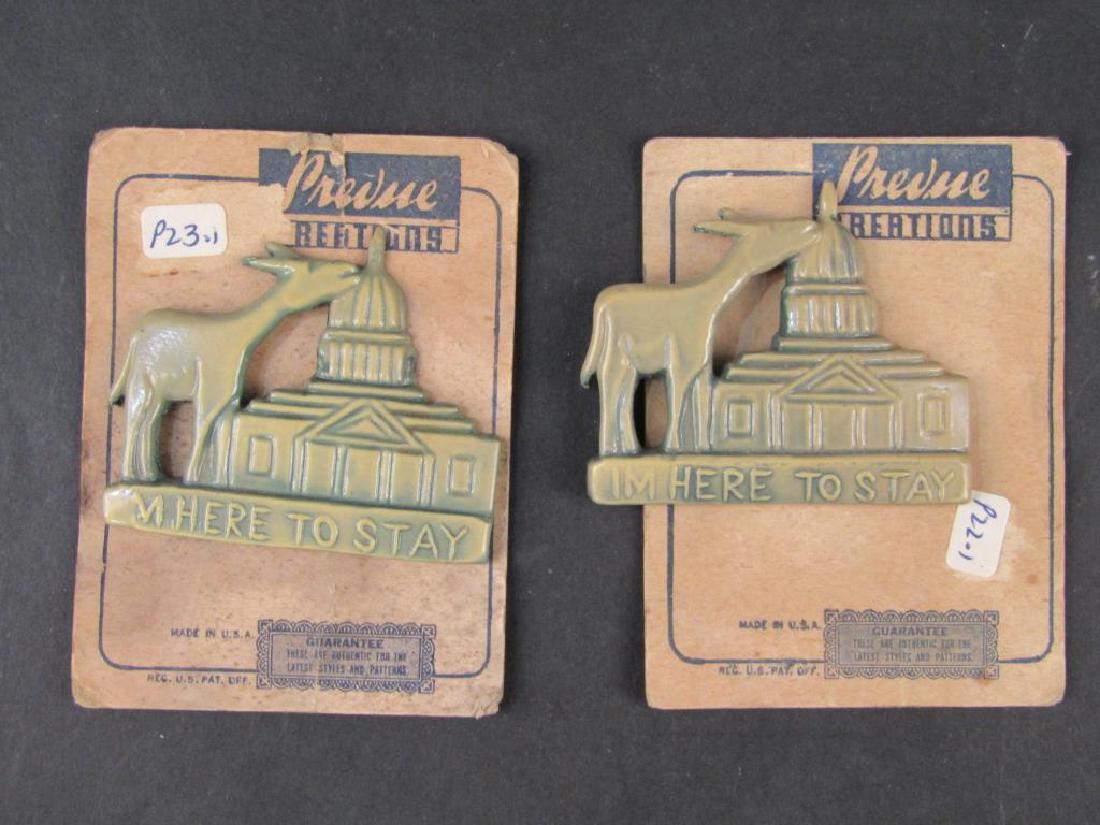 2 Celluloid Political Pins (1 of 2)