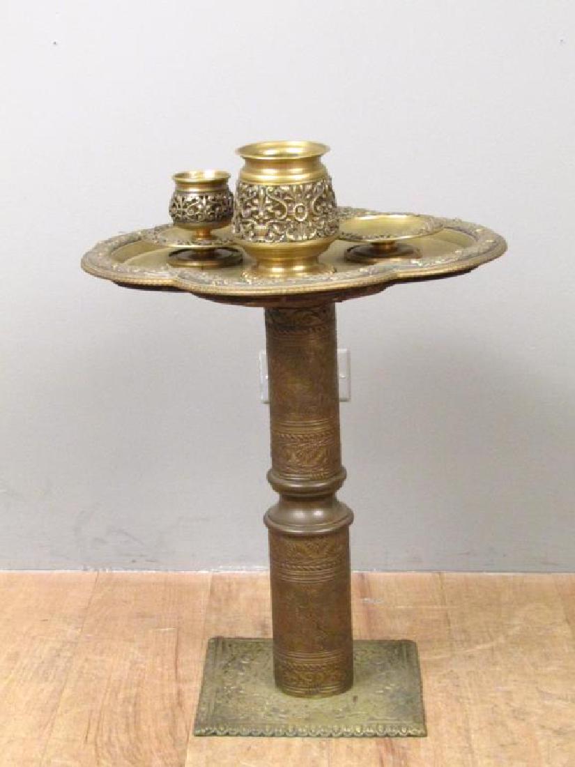 Art Deco Brass Side Stand (1 of 8)