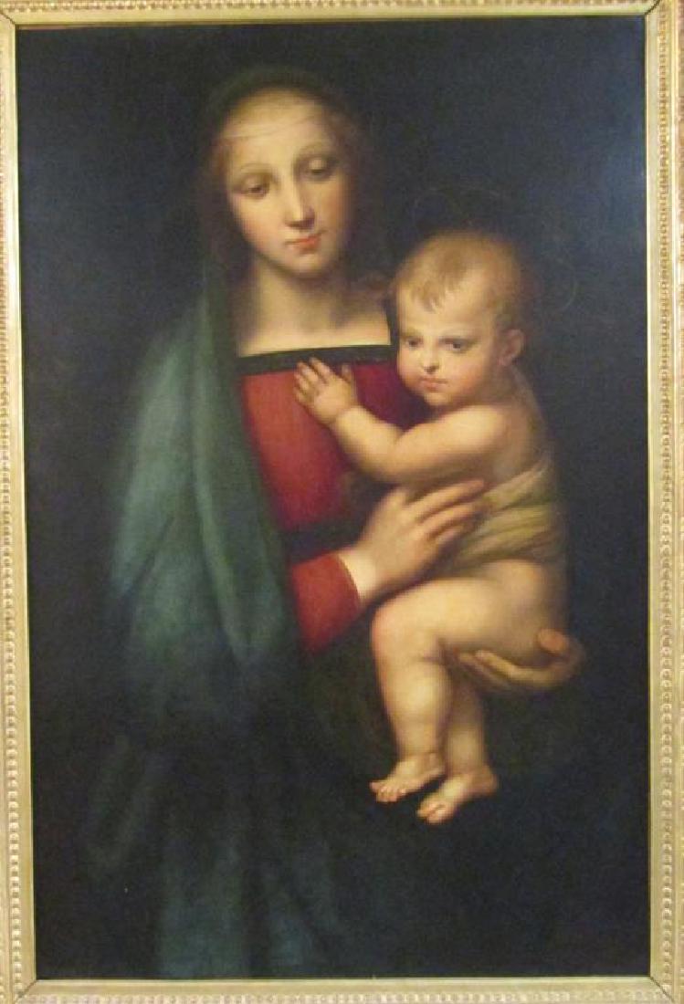 Manner of Raphael - 19th Century Oil on Canvas (1 of 11)