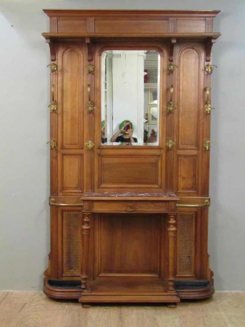 French Victorian Tall Hall Stand (1 of 8)