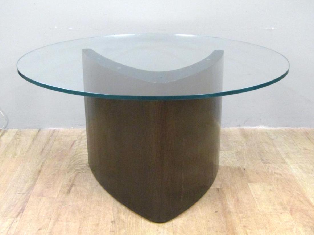 Modern Glass Top Round Dining Table (1 of 6)