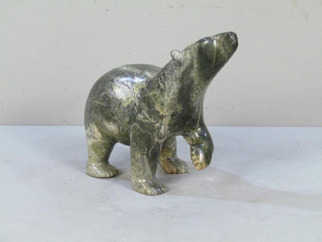 Carved Marble Eskimo (?) Polar Bear *** (1 of 6)