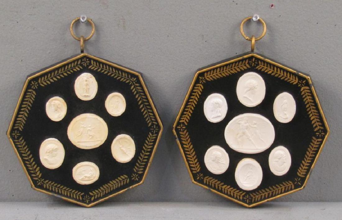 Golfar and Hughes Mounted Intaglio Plaques (1 of 6)