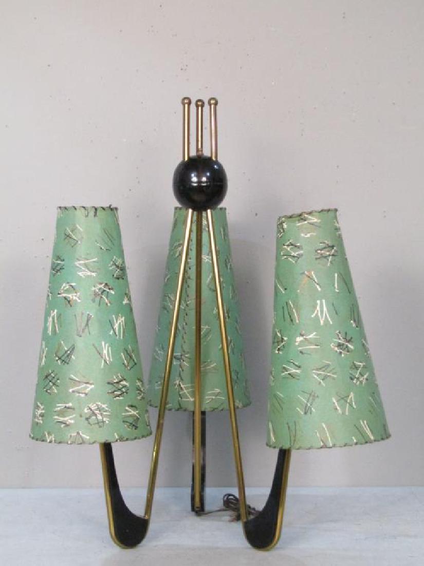 Mid Century 3 Light Table Lamp (1 of 6)