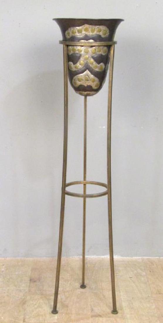 Art Deco Planter on Stand (1 of 4)