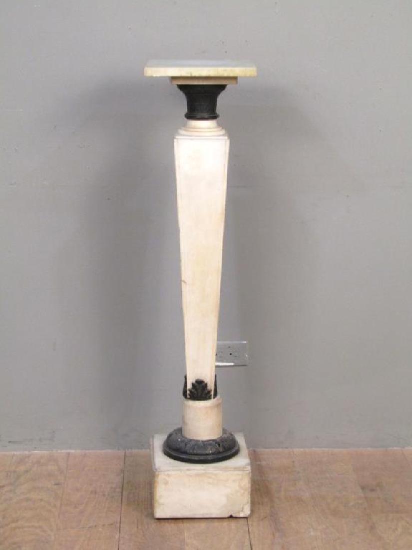 Classical White Marble Pedestal (1 of 7)