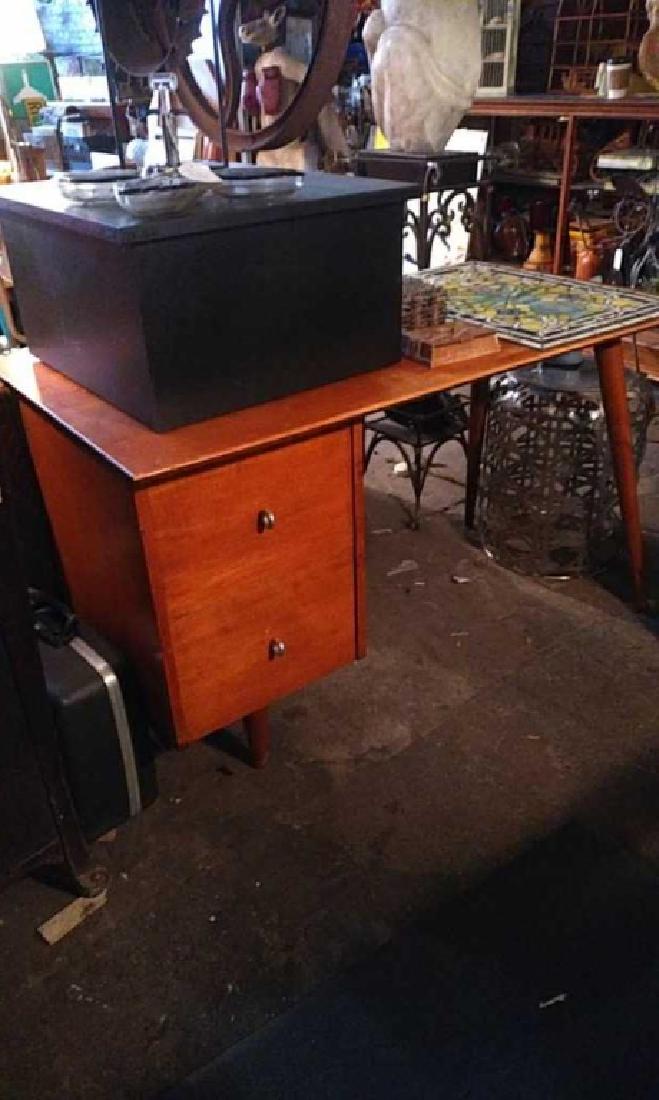Paul McCobb Planner Group Style Desk. Side: drawers. 48 X 24 X 29.