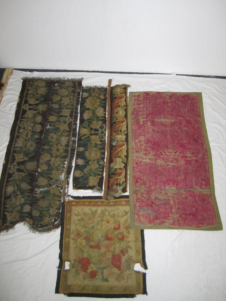 5 Needlepoint and Aubusson Panels