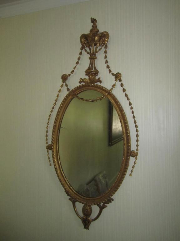 Pair Antique English Mirrors (18th Century) - 3