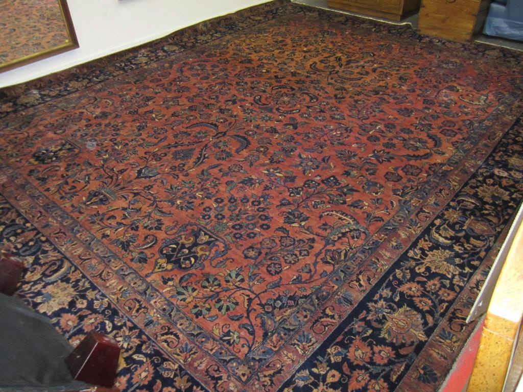 Semi-Antique Kashan Carpet - 12 X 16