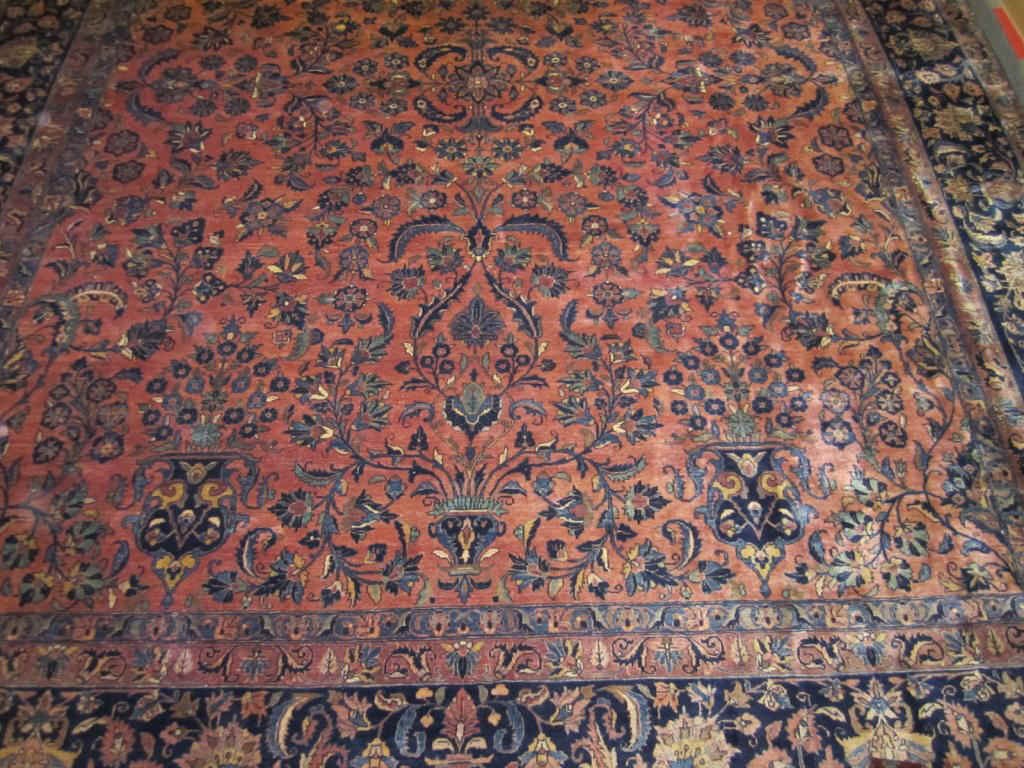 Semi-Antique Kashan Carpet - 12 X 16 - 2