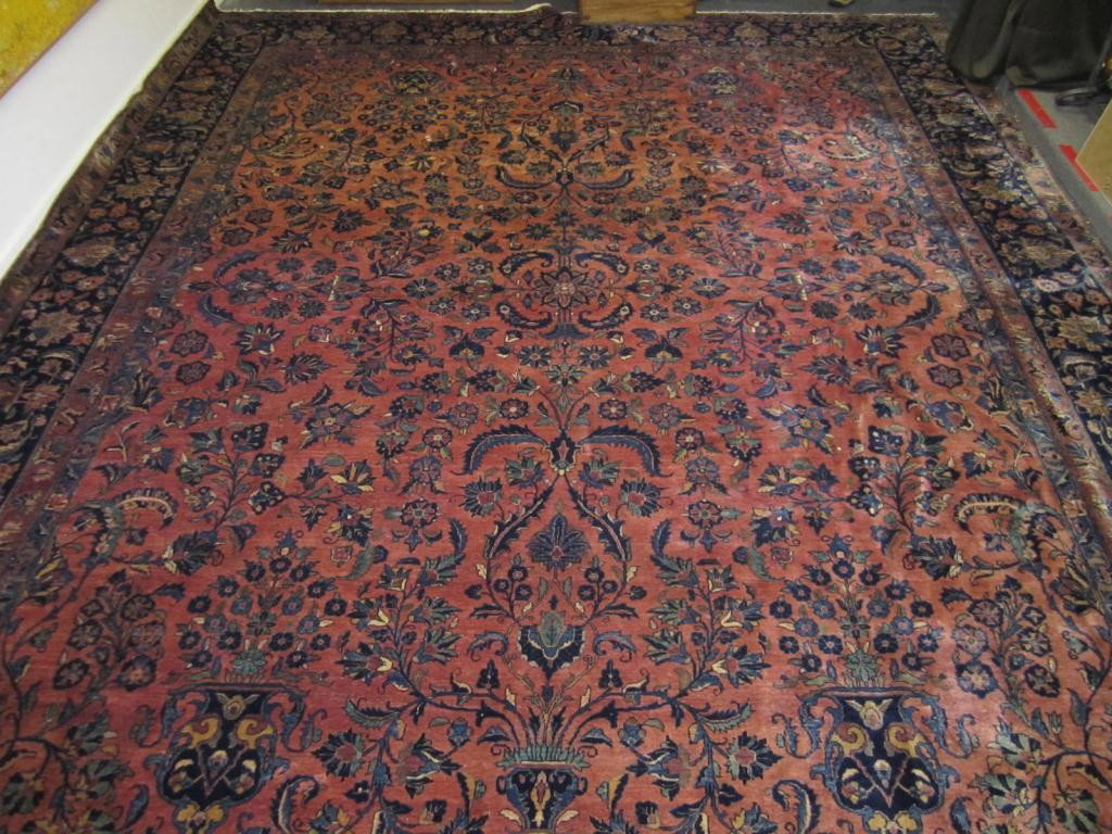 Semi-Antique Kashan Carpet - 12 X 16 - 3