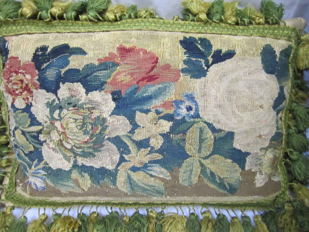 2 Pillows - Antique Aubusson and - 2