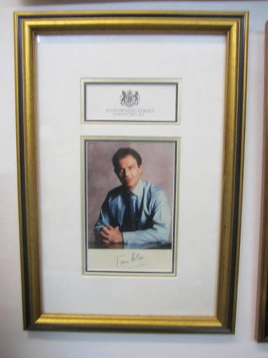 Blair, Tony Autographed Photo W/ Card