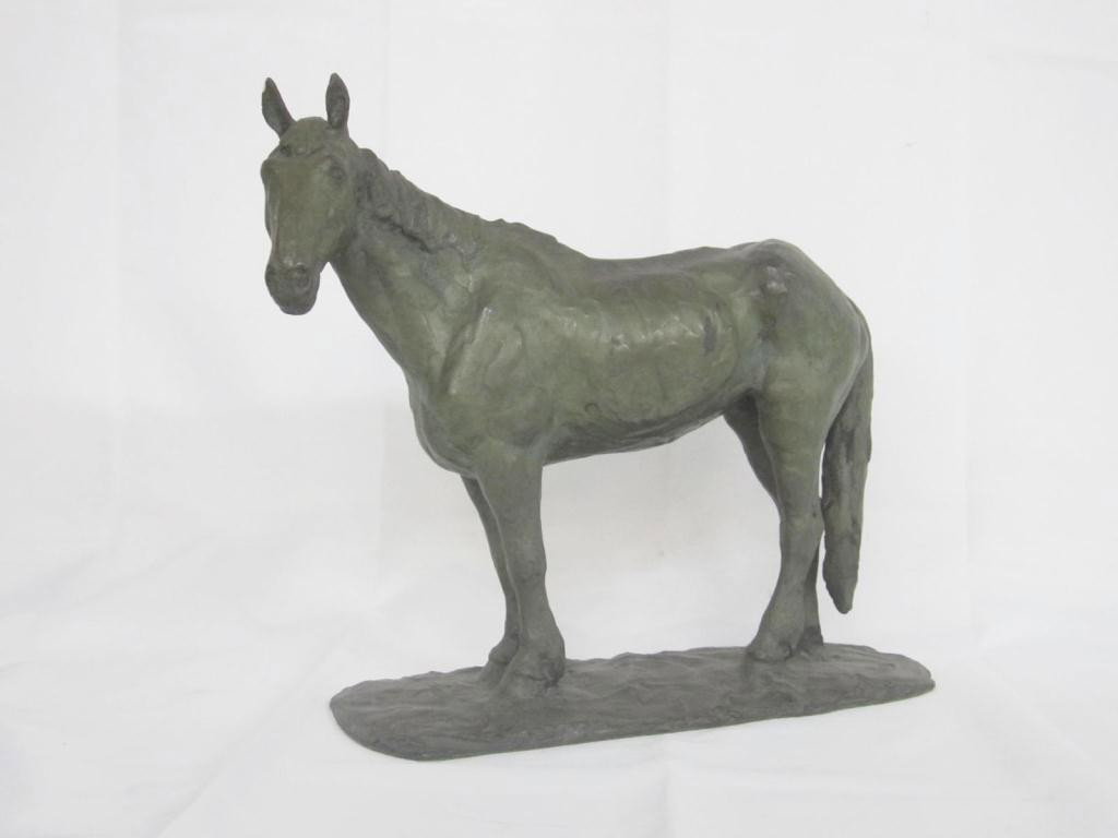 Elsa Horne Voss - Bronze Horse: 10" tall X 12 wide, signed on self base.