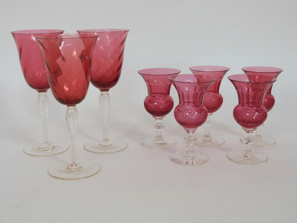 Assorted Porcelain and Glass: Nippon, Blue and White, Etched, etc.