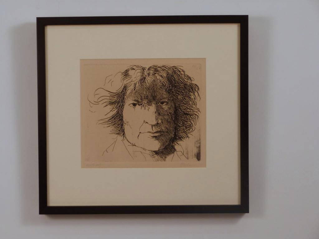 Leonard Baskin Lithograph - Artist Proof: Portrait of a Man - 8 X 9 (15 X 16)