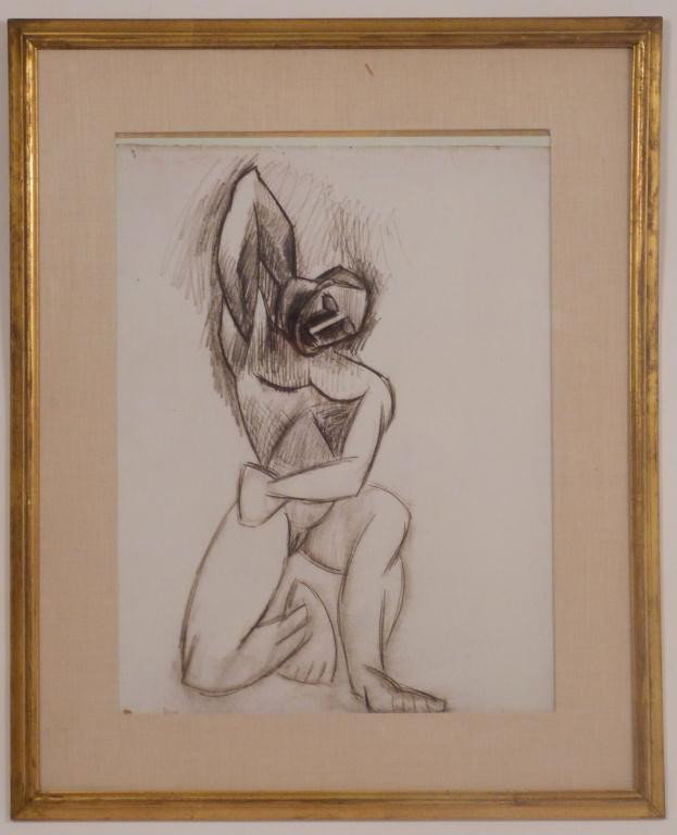 Poster Quality Picture of a Cubist Nude: 30 X 25. 8 East 83rd Street Estate