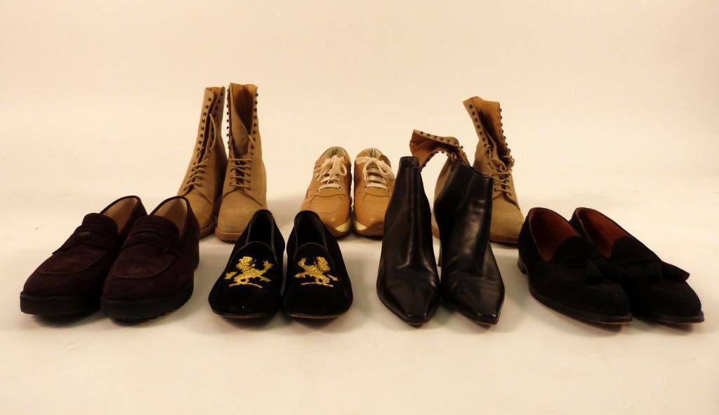 7 pairs of Casual Shoes inc. Sude Boots & Chanel: 7 pairs of Casual Shoes inc. Sude Boots & Chanel - Mostly (or close to) size 38.