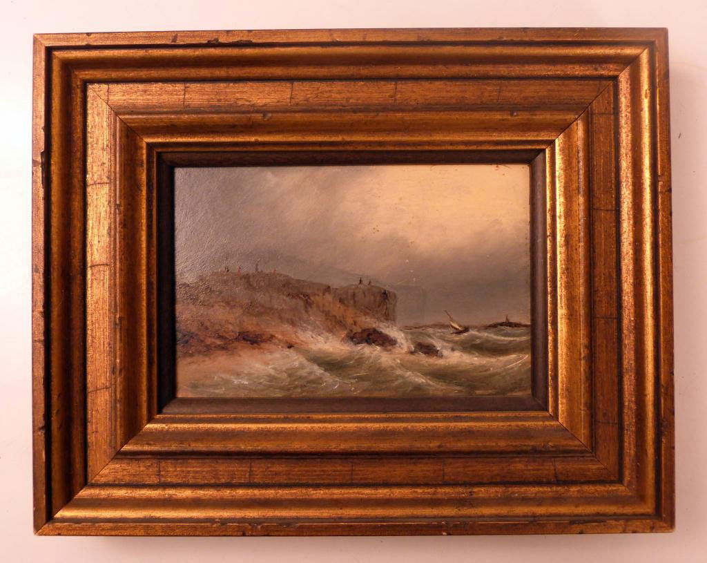 Clement Drew - Oil on Board - Landscape: 4H x 6"W (8"H x 10"W)"