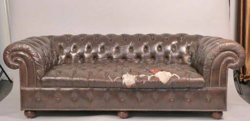 423 Chesterfield Leather Sofa By Baker