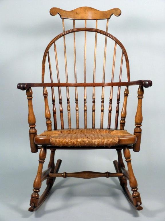 Rocking Chair by Barnard & Simonds Co: #704 27W x 29"D x 41 1/2"H"