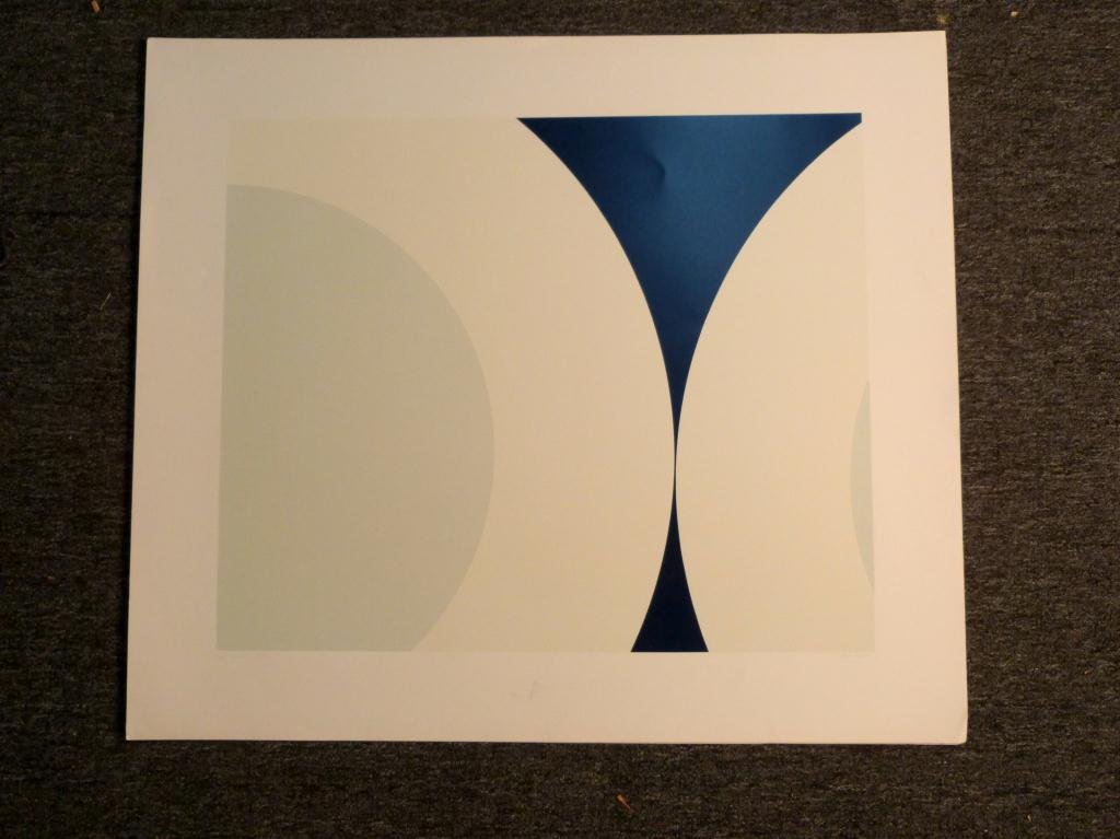 Nassos Daphnis (1914-2010) - 3 Serigraphs: Greek Born American artist 33H x 38"W."