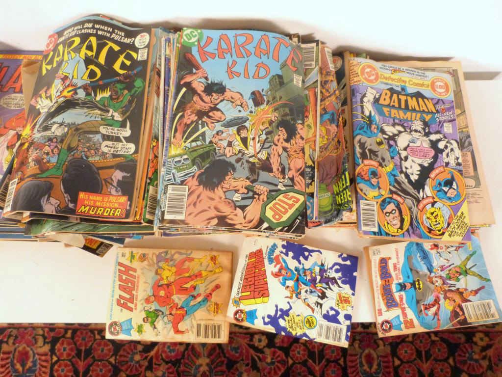 Collection of DC Comics Ca. 1970s, 1980s: Flash, Karate Kid, Batman, Superman, Green Lantern, Witching Hour. (535 E 86th St Estate)